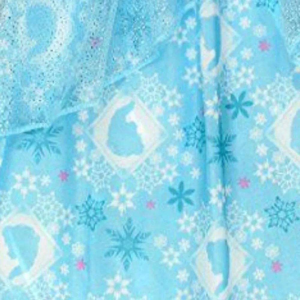 Elsa Frozen Disney Princess Fantasy Gown Nightgown 2T - Picture 3 of 3